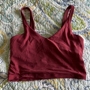 Mauve sports bra lululemon